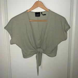 UO Cropped Tie Top
